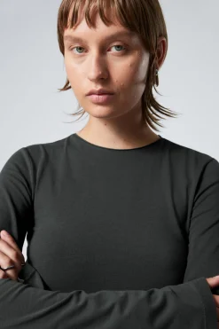 LONGSLEEVE AUS BAUMWOLLE|Weekday Fashion