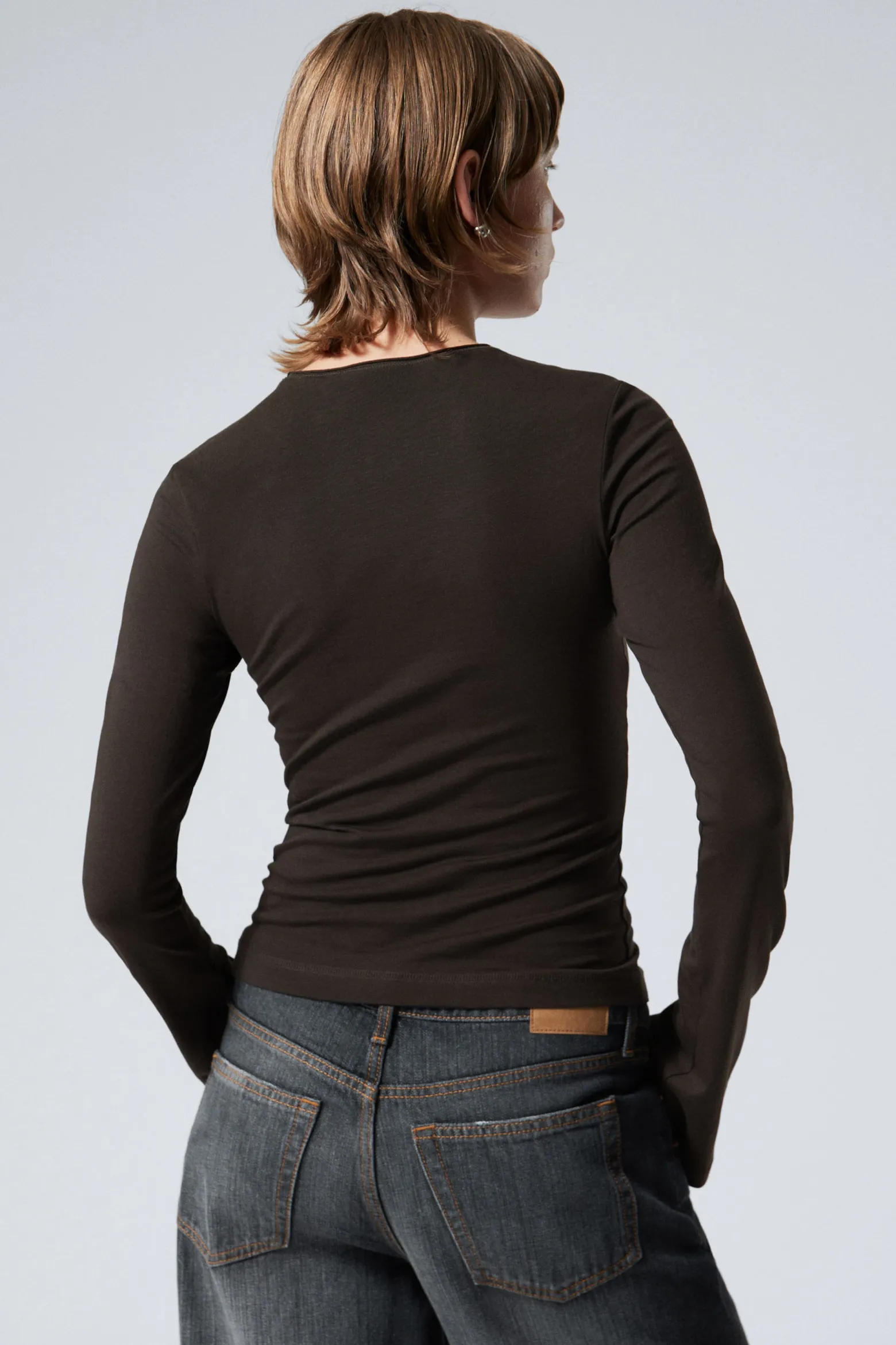 LONGSLEEVE AUS BAUMWOLLE|Weekday Flash Sale