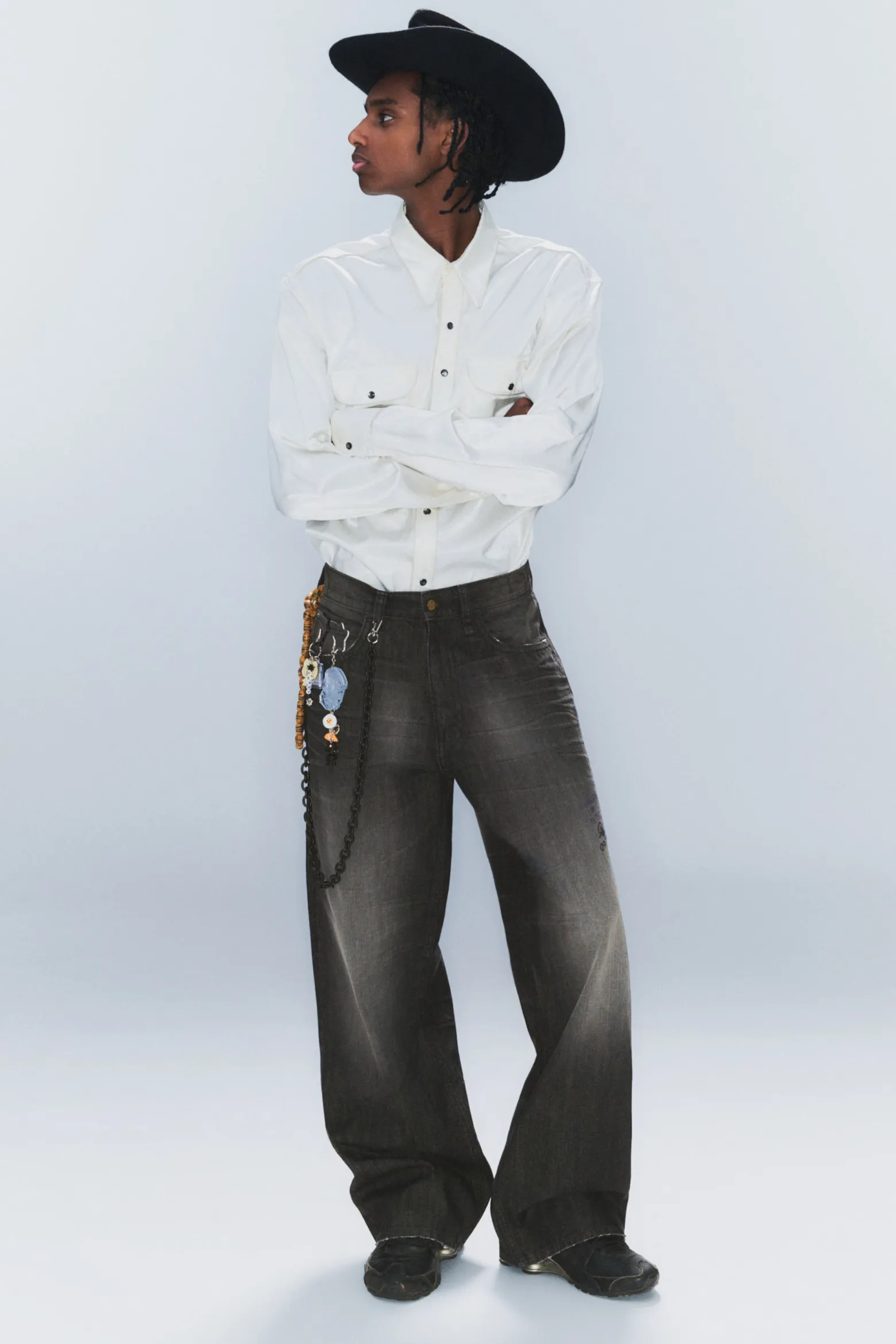 LOOSER – WEITE JEANS MIT NORMALER TAILLE|Weekday Cheap