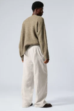 LÄSSIGE HOSE AUS LEINENMISCHUNG|Weekday Hot