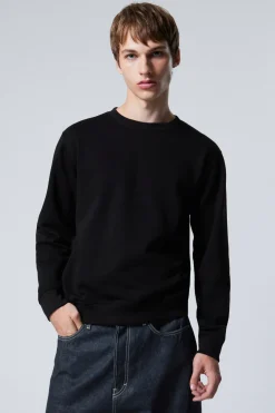 MITTELSCHWERES STANDARD-SWEATSHIRT|Weekday Shop