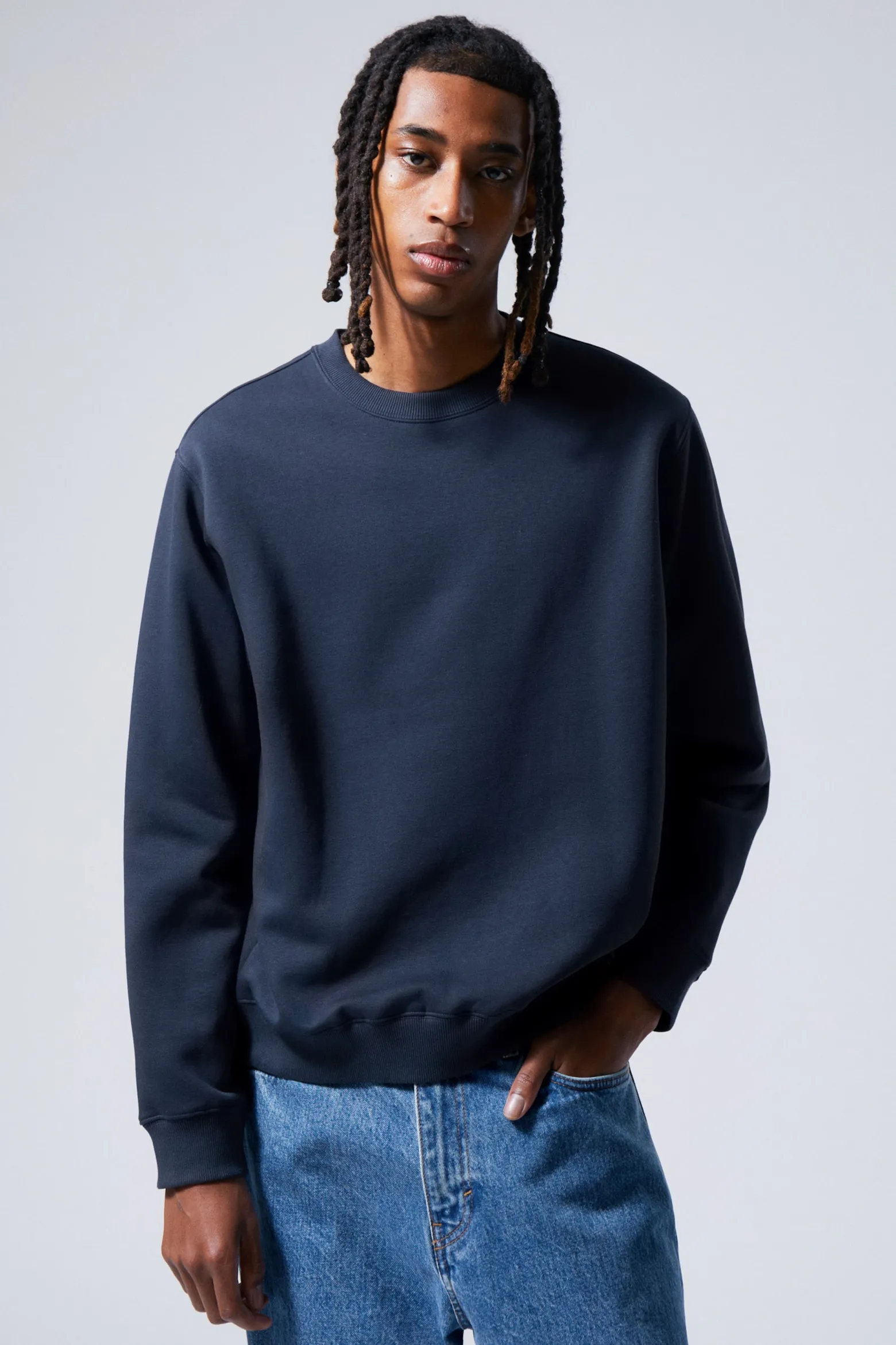 MITTELSCHWERES STANDARD-SWEATSHIRT|Weekday Fashion