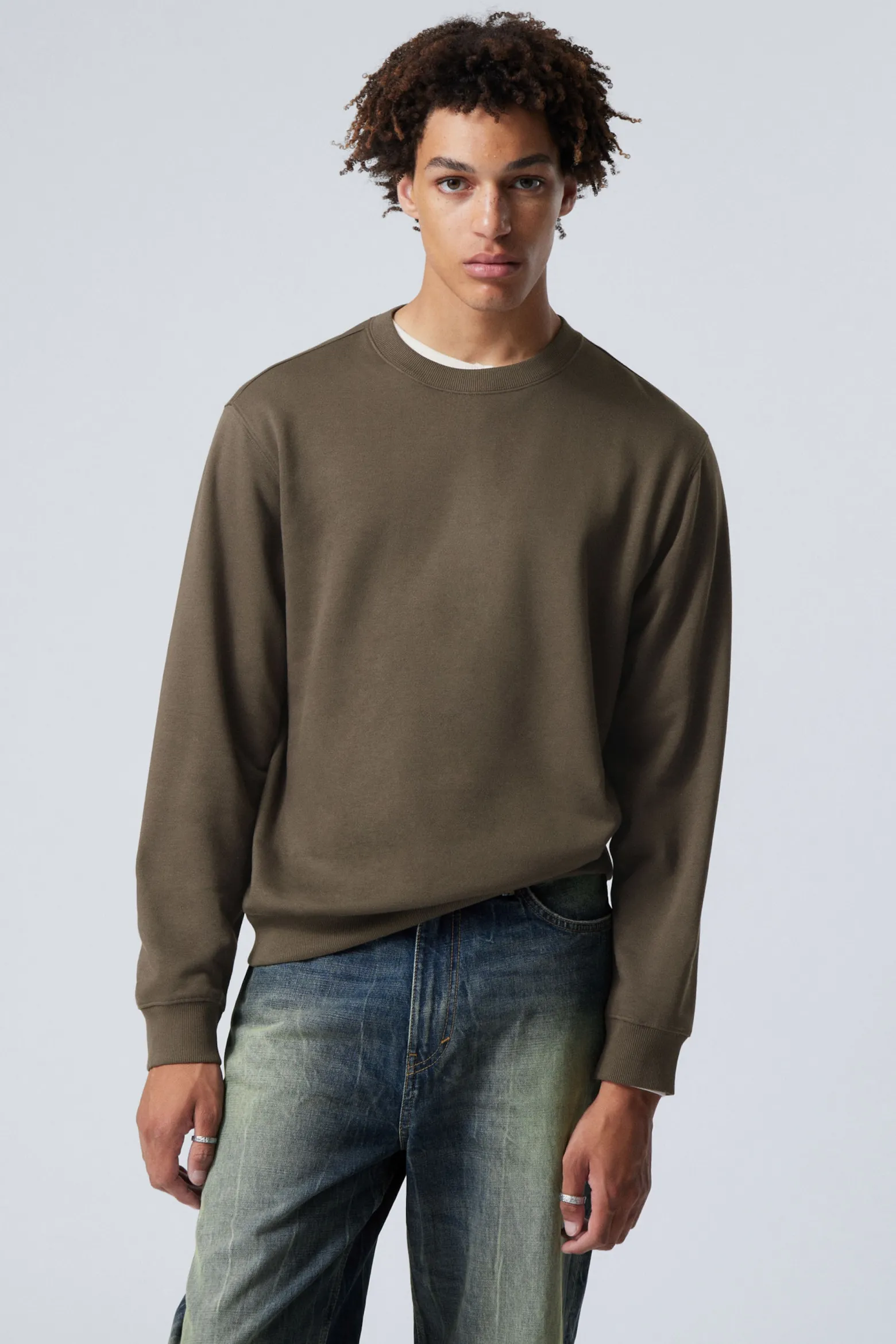 MITTELSCHWERES STANDARD-SWEATSHIRT|Weekday Best