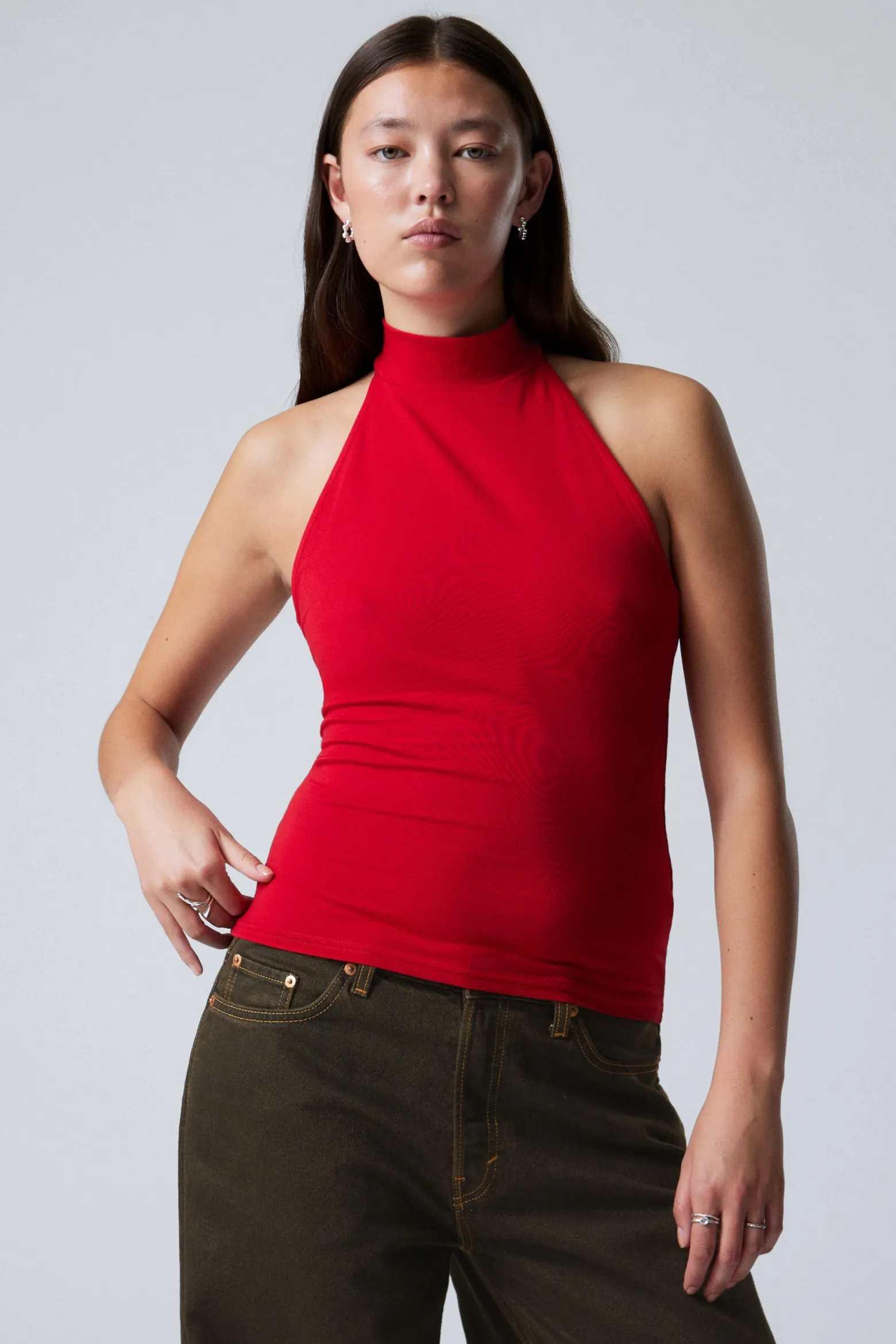 NECKHOLDER-TANKTOP|Weekday Best Sale
