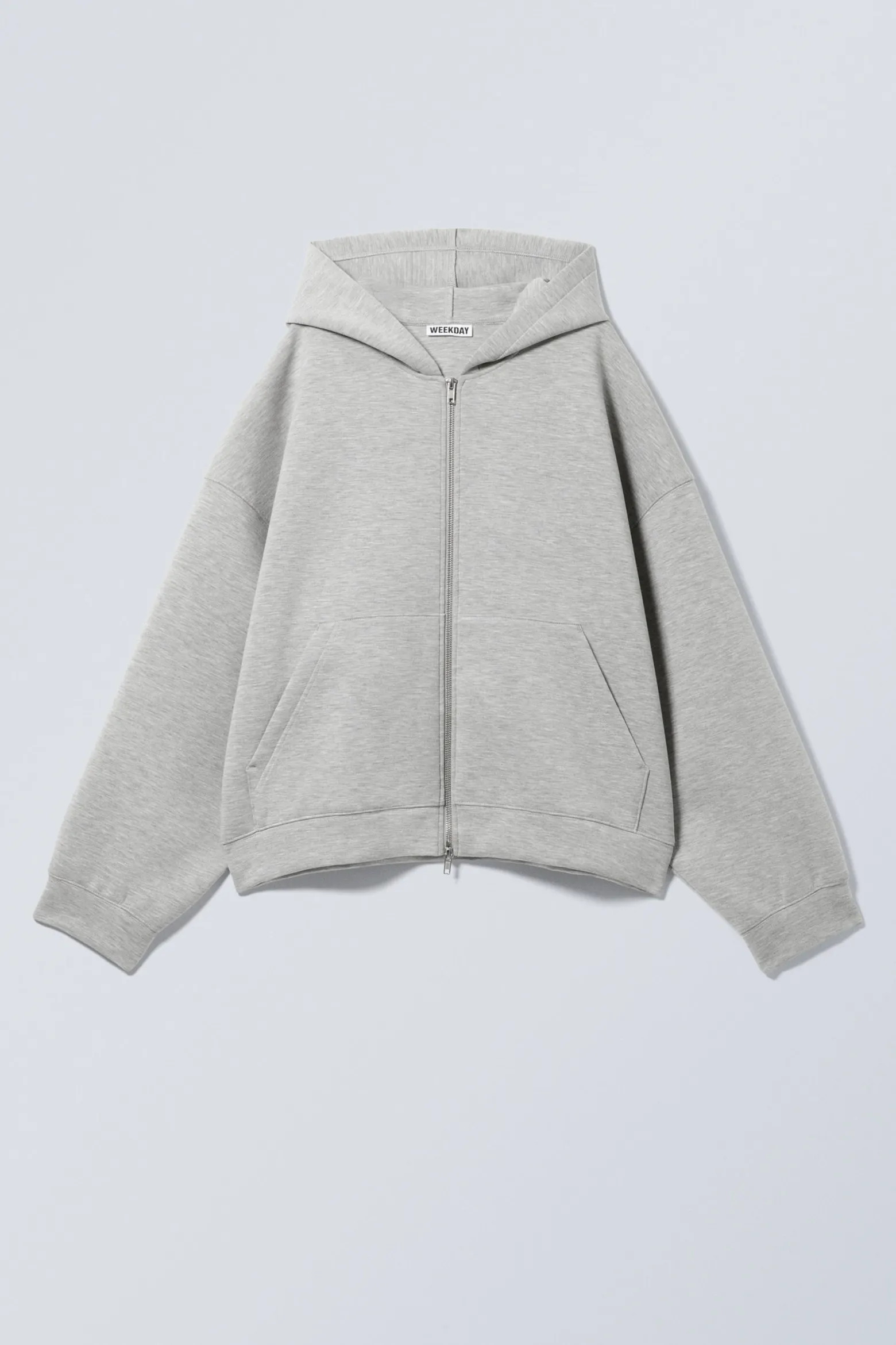 OVERSIZED SCUBA-ZIP-HOODIE|Weekday Discount