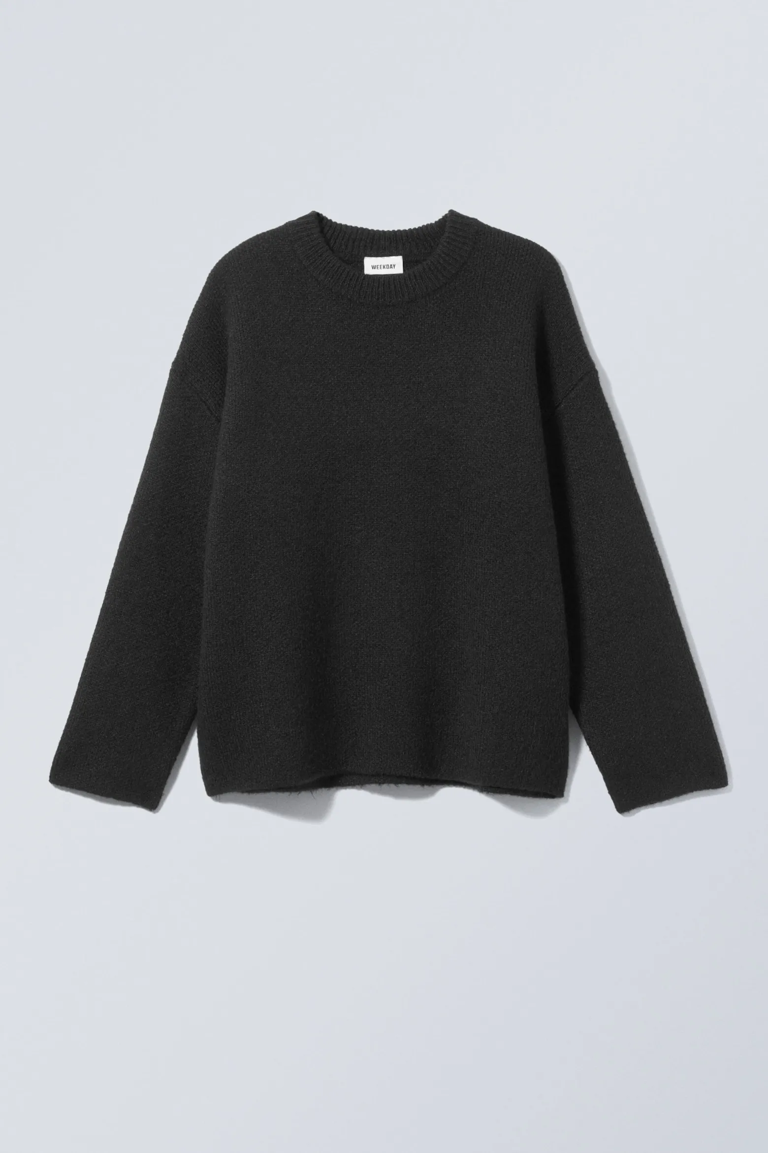 OVERSIZED-STRICKPULLOVER AUS WOLLMISCHUNG TEO|Weekday New