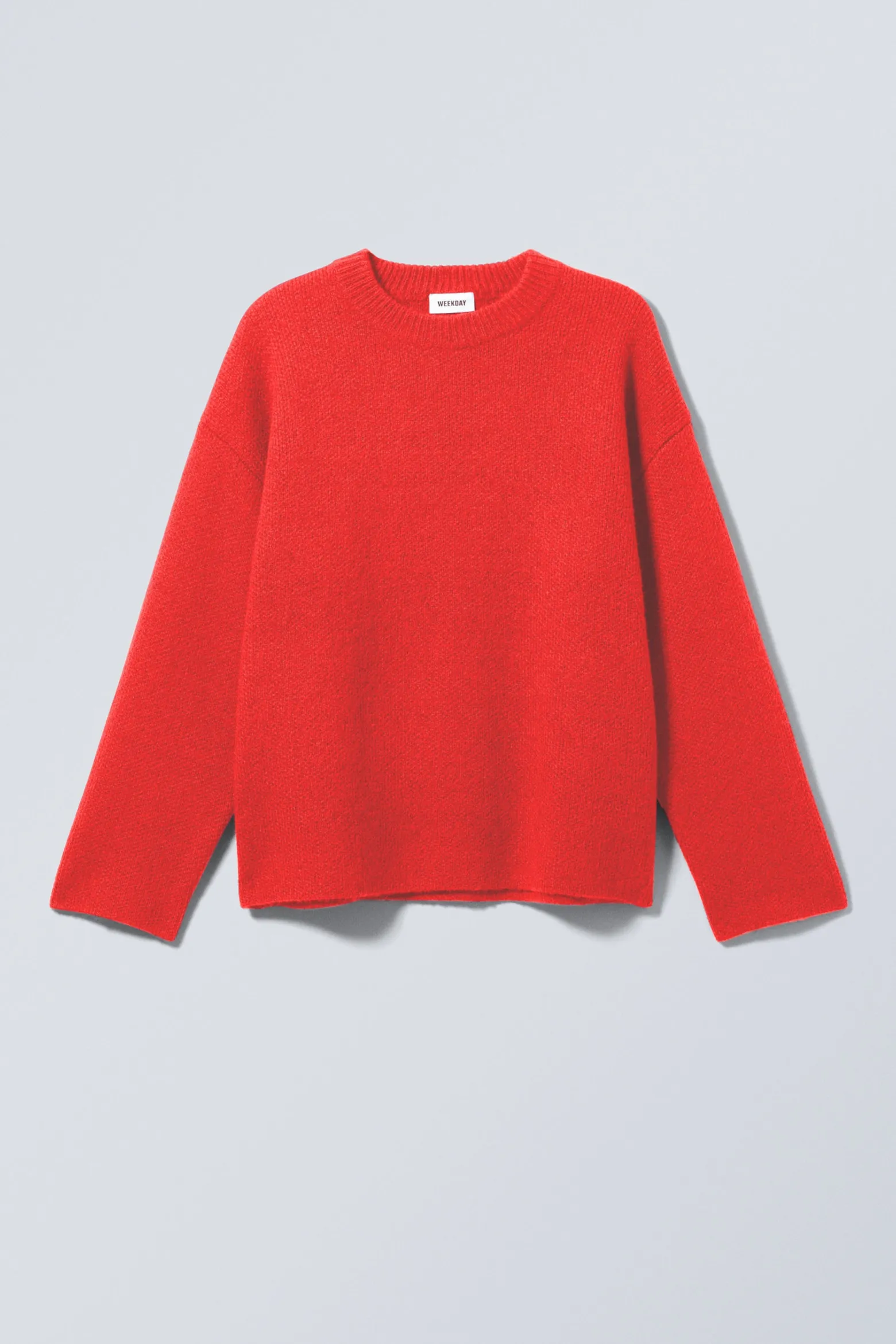 OVERSIZED-STRICKPULLOVER AUS WOLLMISCHUNG TEO|Weekday Hot