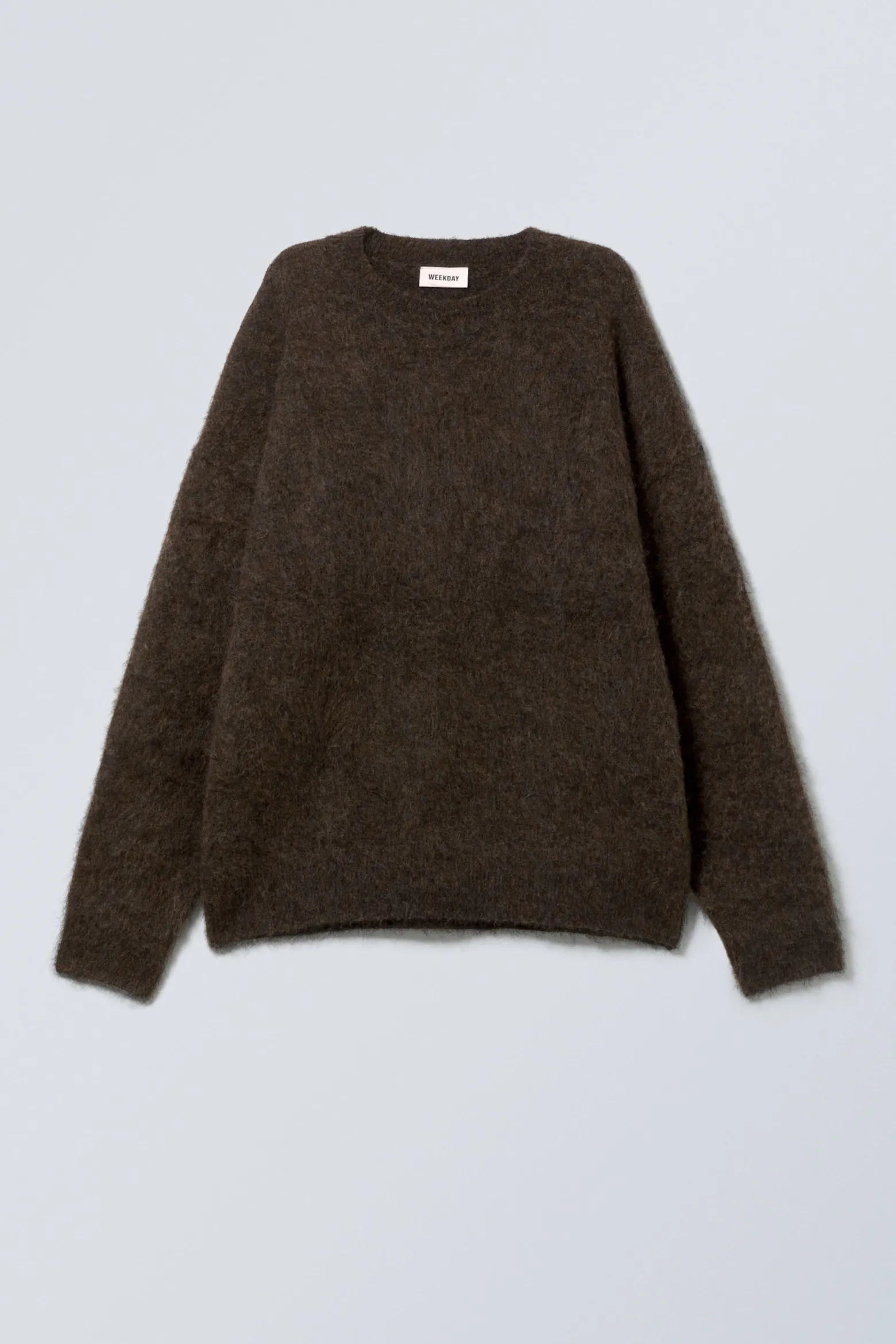 OVERSIZED-STRICKPULLOVER AUS MOHAIRMISCHUNG|Weekday Shop