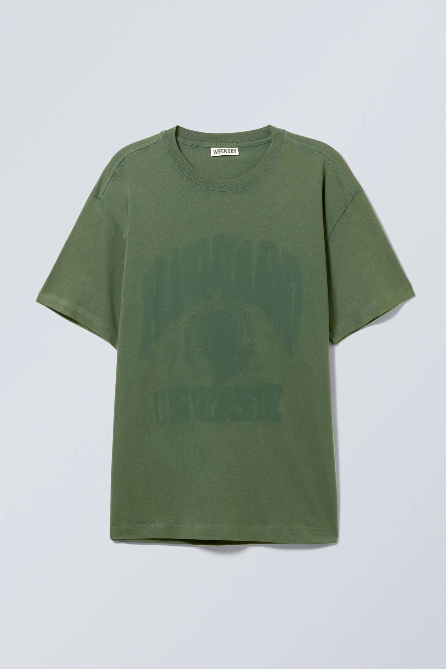 OVERSIZED-T-SHIRT MIT GRAFIKPRINT|Weekday Cheap