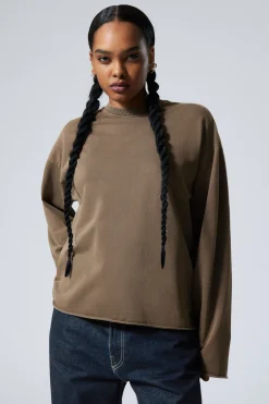 OVERSIZE-LONGSLEEVE AUS BAUMWOLLE|Weekday Fashion