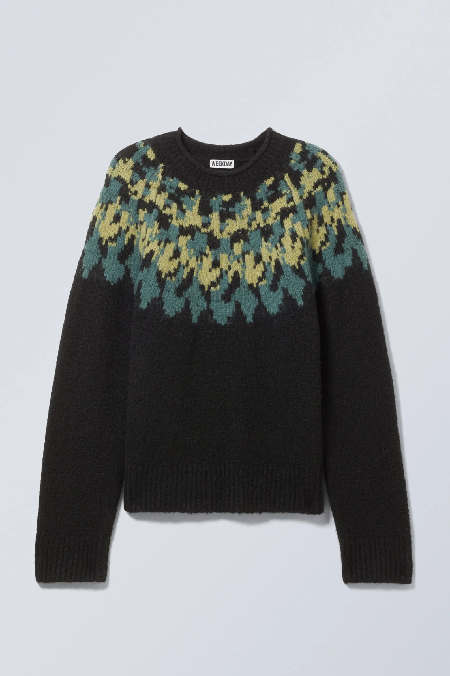 OVERSIZE-PULLOVER AUS RAGLAN-STRICK|Weekday Store
