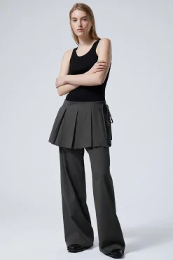 PLISSIERTER MINI-WICKELROCK|Weekday Cheap
