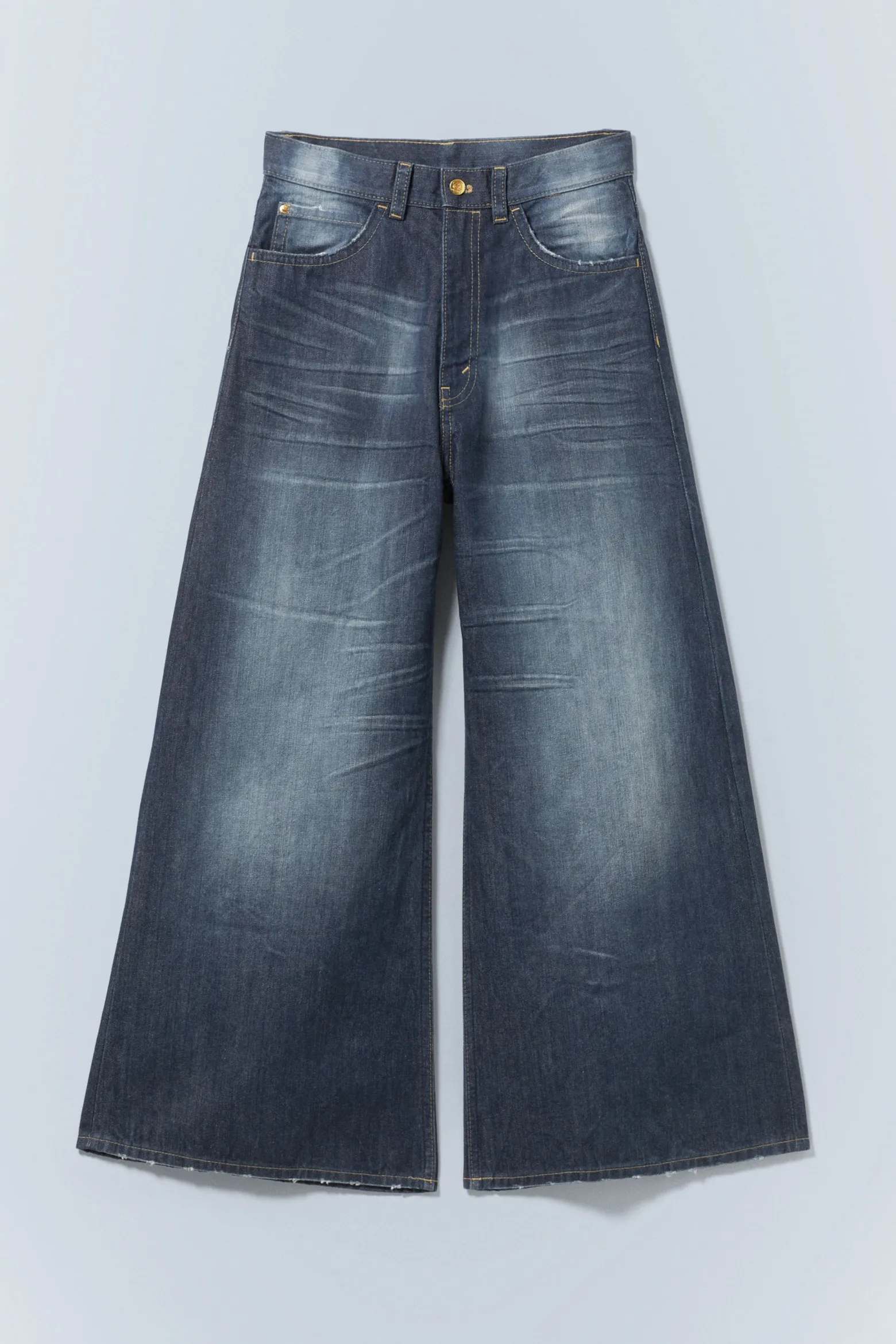RAD SUPER – WEITE JEANS MIT NORMALER TAILLE|Weekday Shop