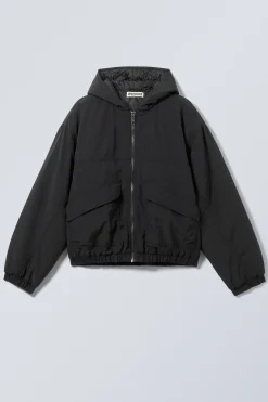 RELAXED NYLON BOMBER JACKER|Weekday Fashion