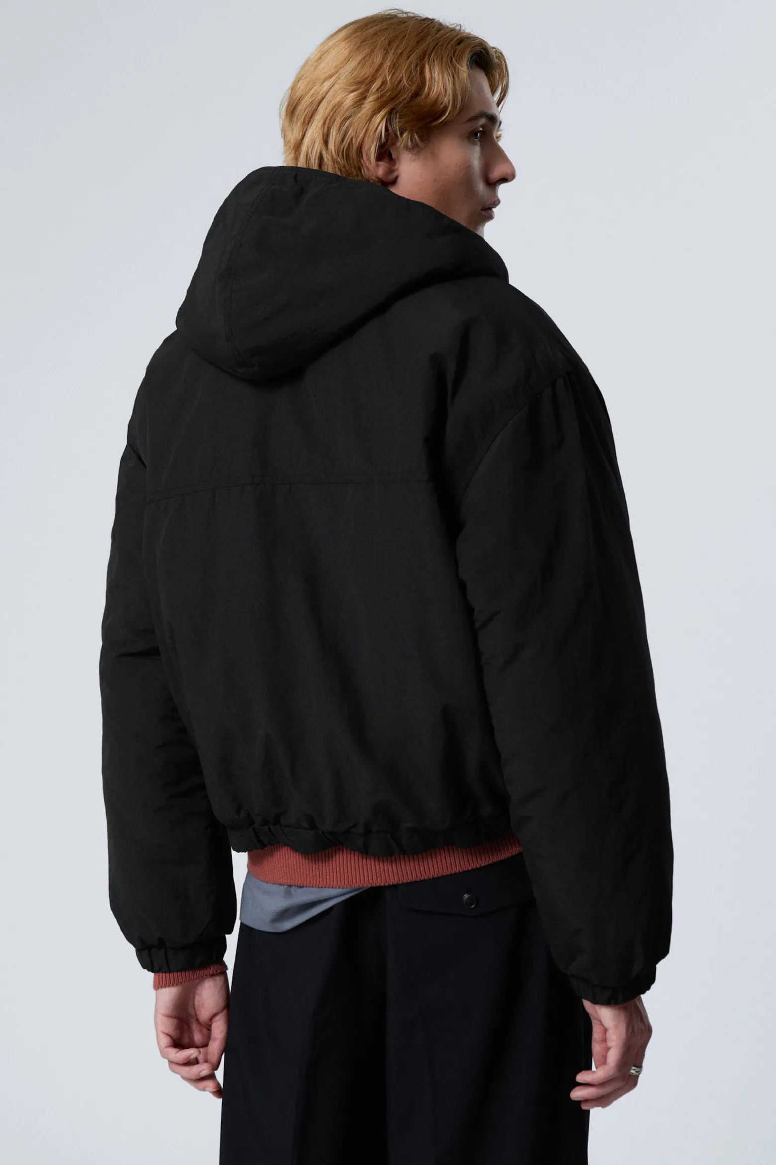 RELAXED NYLON BOMBER JACKER|Weekday Fashion
