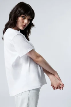 RELAXTES BOXY-T-SHIRT AUS BAUMWOLLE|Weekday Shop