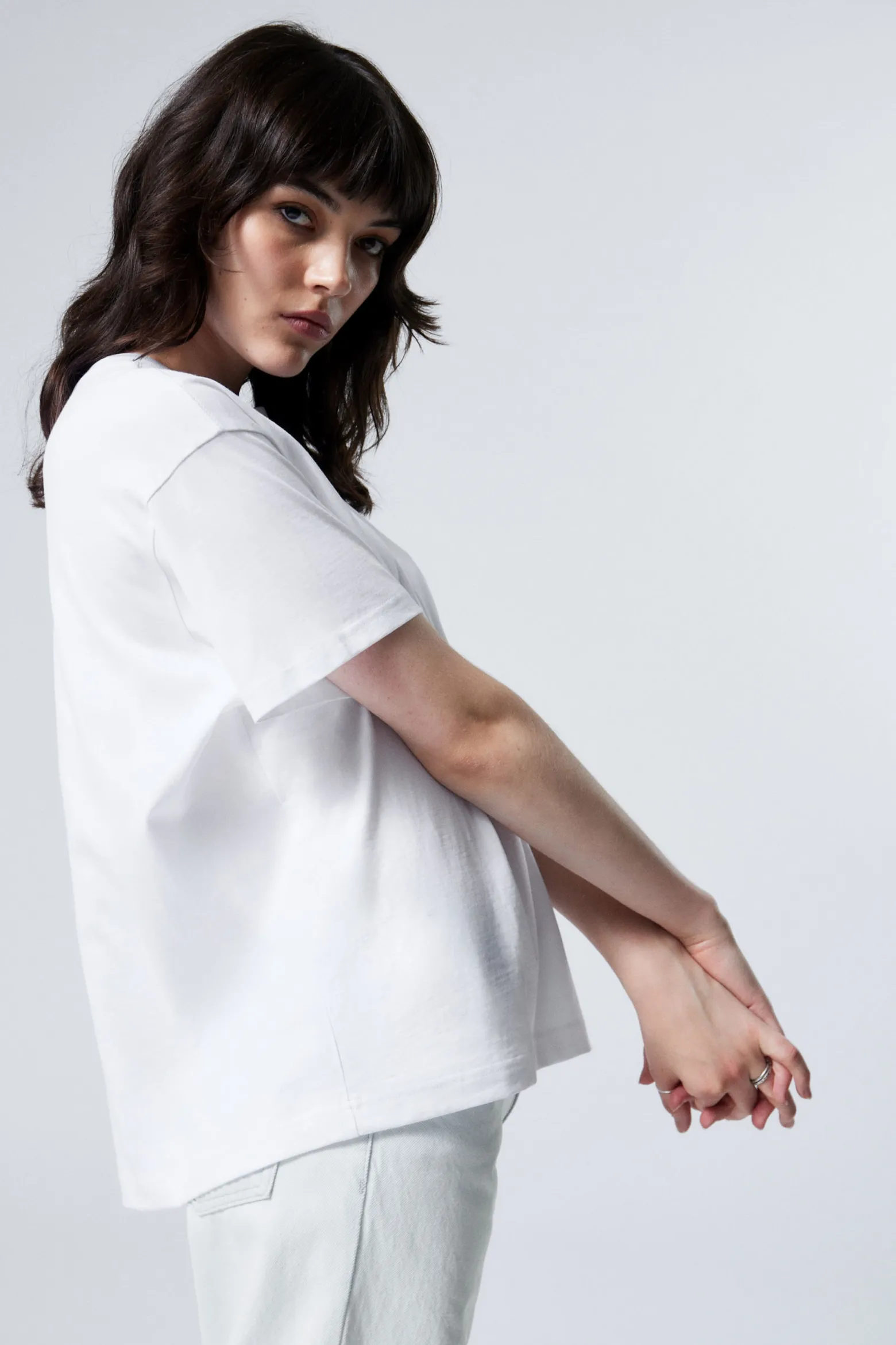 RELAXTES BOXY-T-SHIRT AUS BAUMWOLLE|Weekday Shop