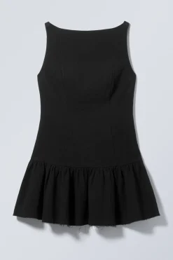 ÄRMELLOSES TWILL-MINIKLEID|Weekday Sale