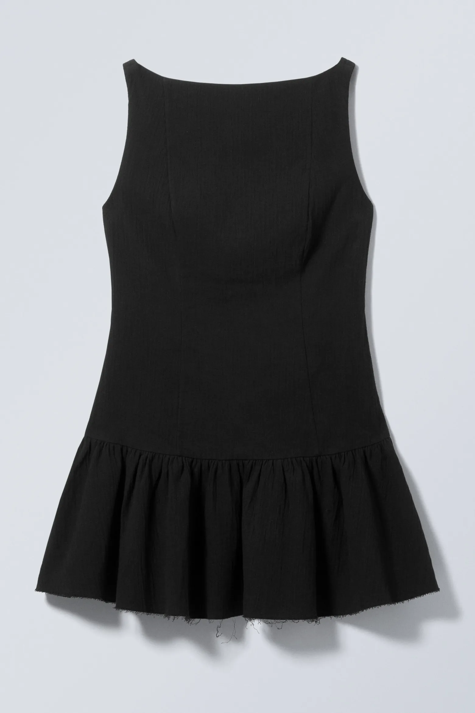 ÄRMELLOSES TWILL-MINIKLEID|Weekday Sale