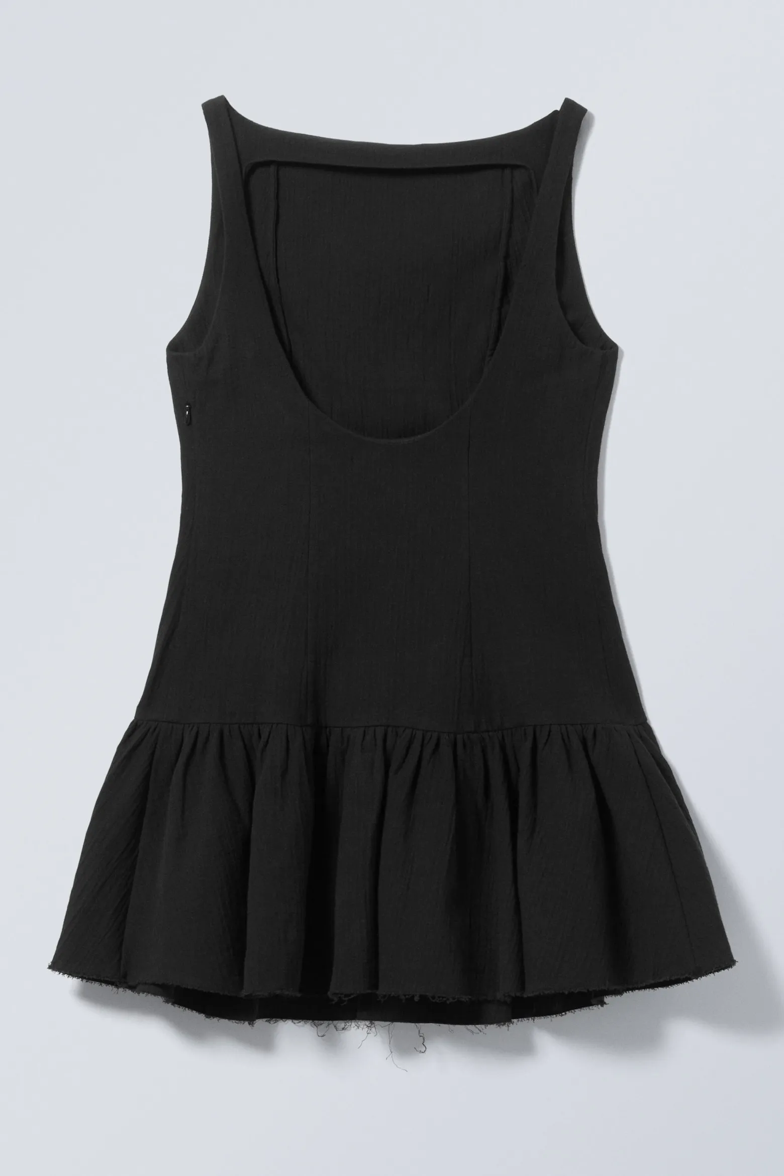 ÄRMELLOSES TWILL-MINIKLEID|Weekday Sale