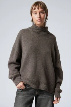 ROLLKRAGENPULLOVER AUS WOLLE|Weekday Cheap