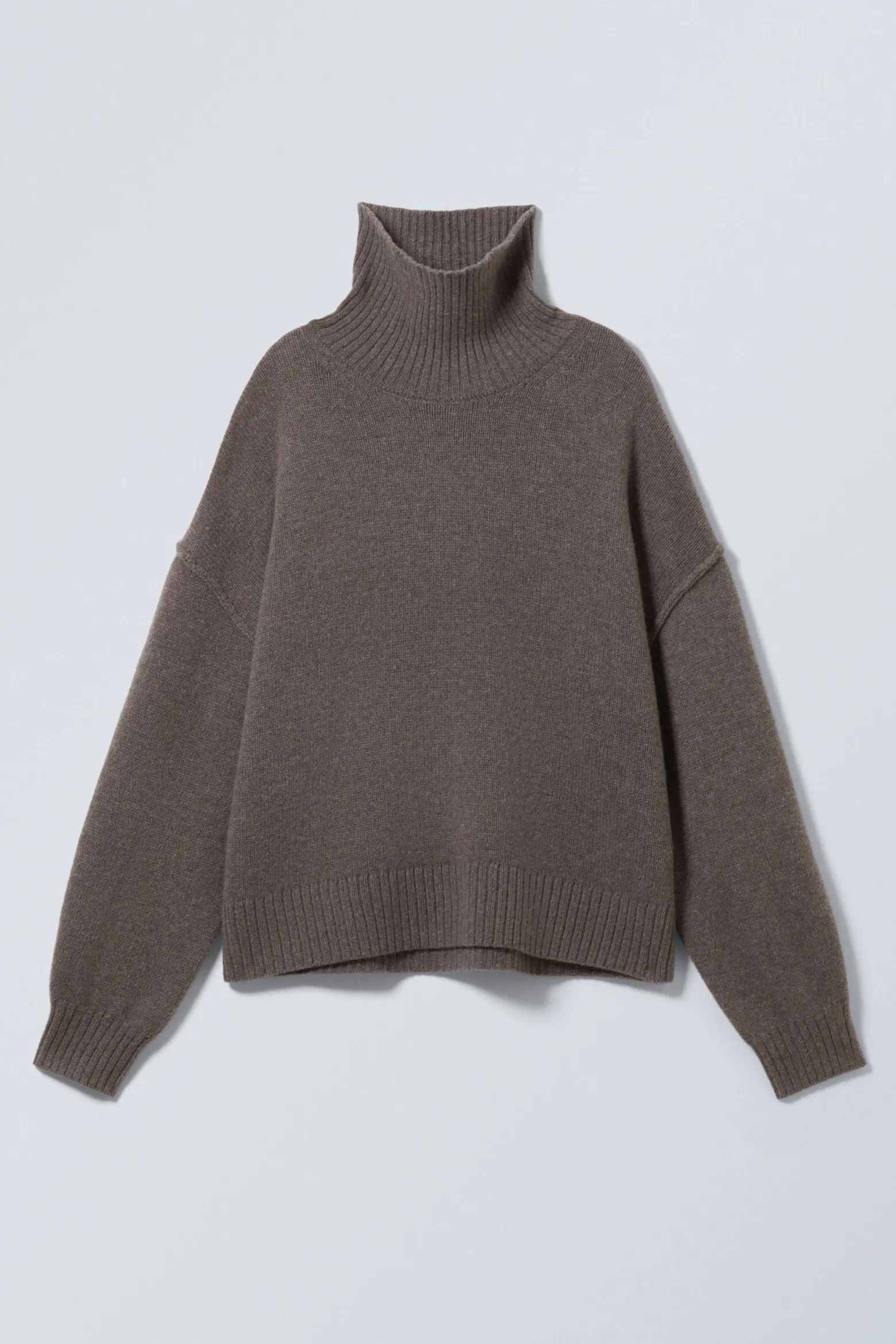 ROLLKRAGENPULLOVER AUS WOLLE|Weekday Cheap