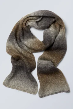 SCHAL AUS WOLLMISCHUNG MIT OMBRÉ-STREIFEN|Weekday Clearance