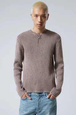 SCHMALER STRICKPULLOVER MIT V-AUSSCHNITT|Weekday Best Sale