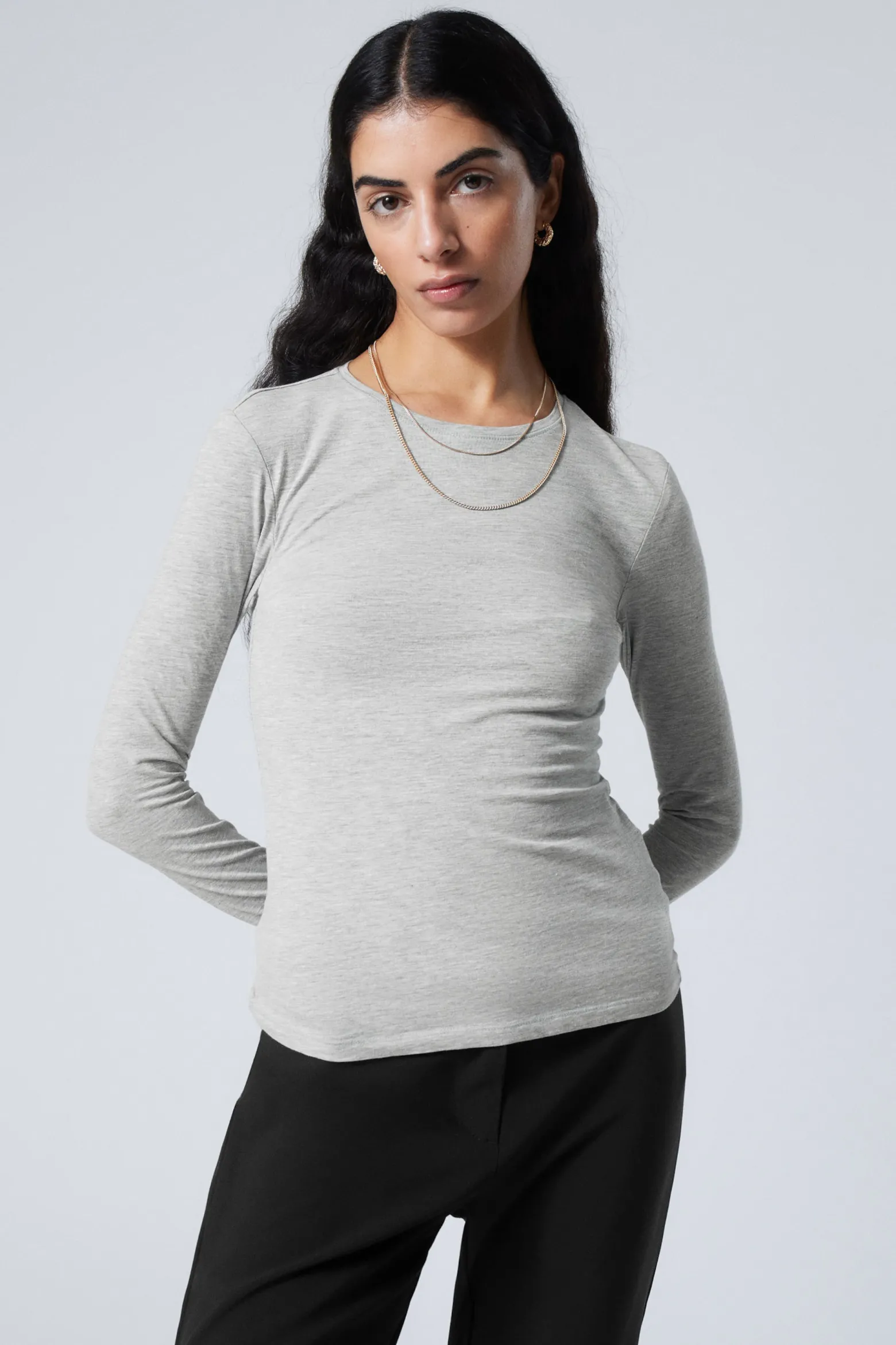 SCHMALES LANGARMTOP|Weekday Discount