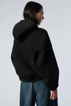 SCUBA-HOODIE MIT OVERSIZE-PASSFORM|Weekday Online