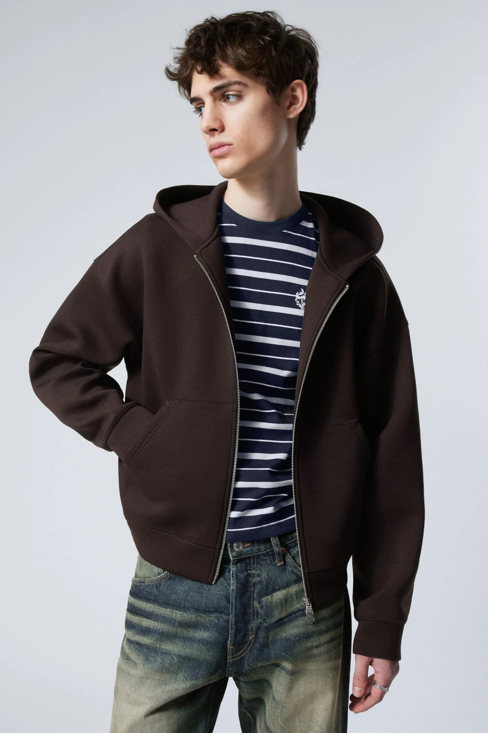 SCUBA-KAPUZENPULLOVER MIT REISSVERSCHLUSS SIMON|Weekday New