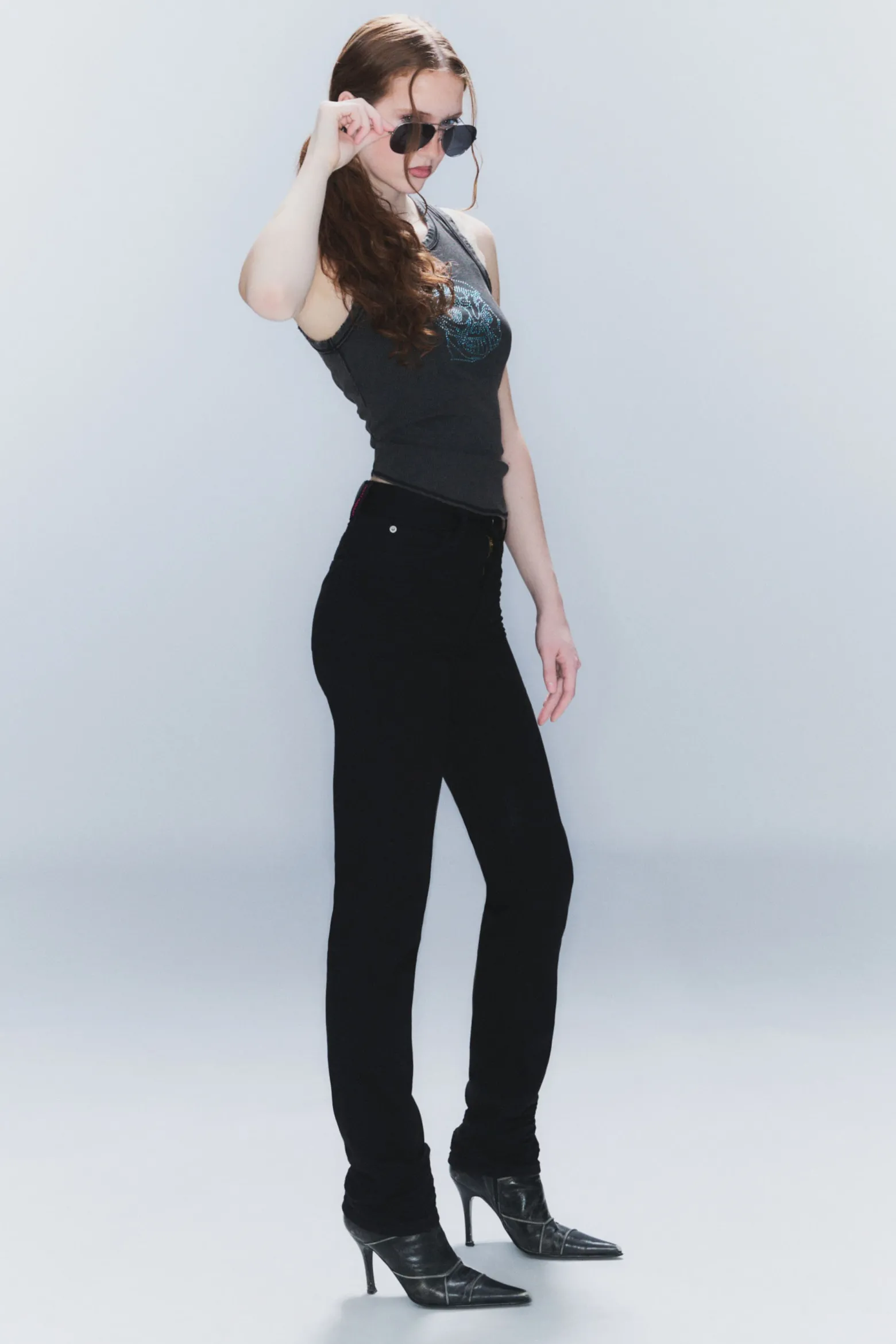 SLEEZIE – SKINNY-JEANS MIT HOHER TAILLE|Weekday Store