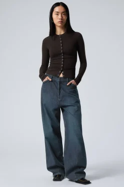 SLIM LONGSLEEVED BUTTONED CARDIGAN|Weekday Flash Sale