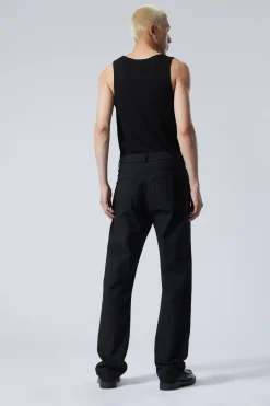 SPACE – RELAXTE HOSE MIT GERADEM BEIN|Weekday Outlet