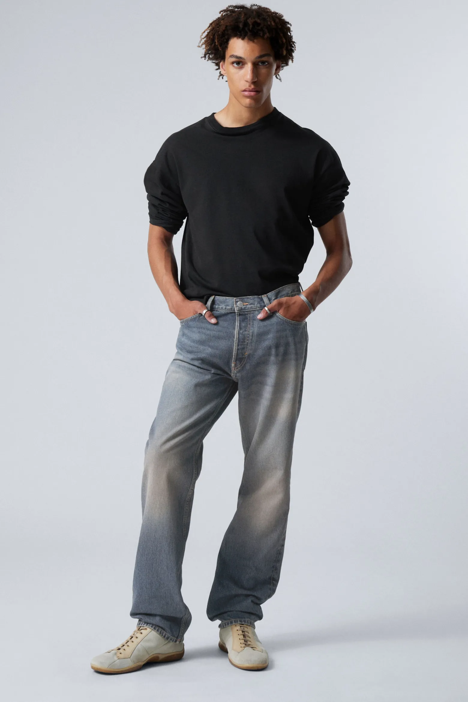 SPACE RELAXED STRAIGHT LEG JEANS|Weekday Best