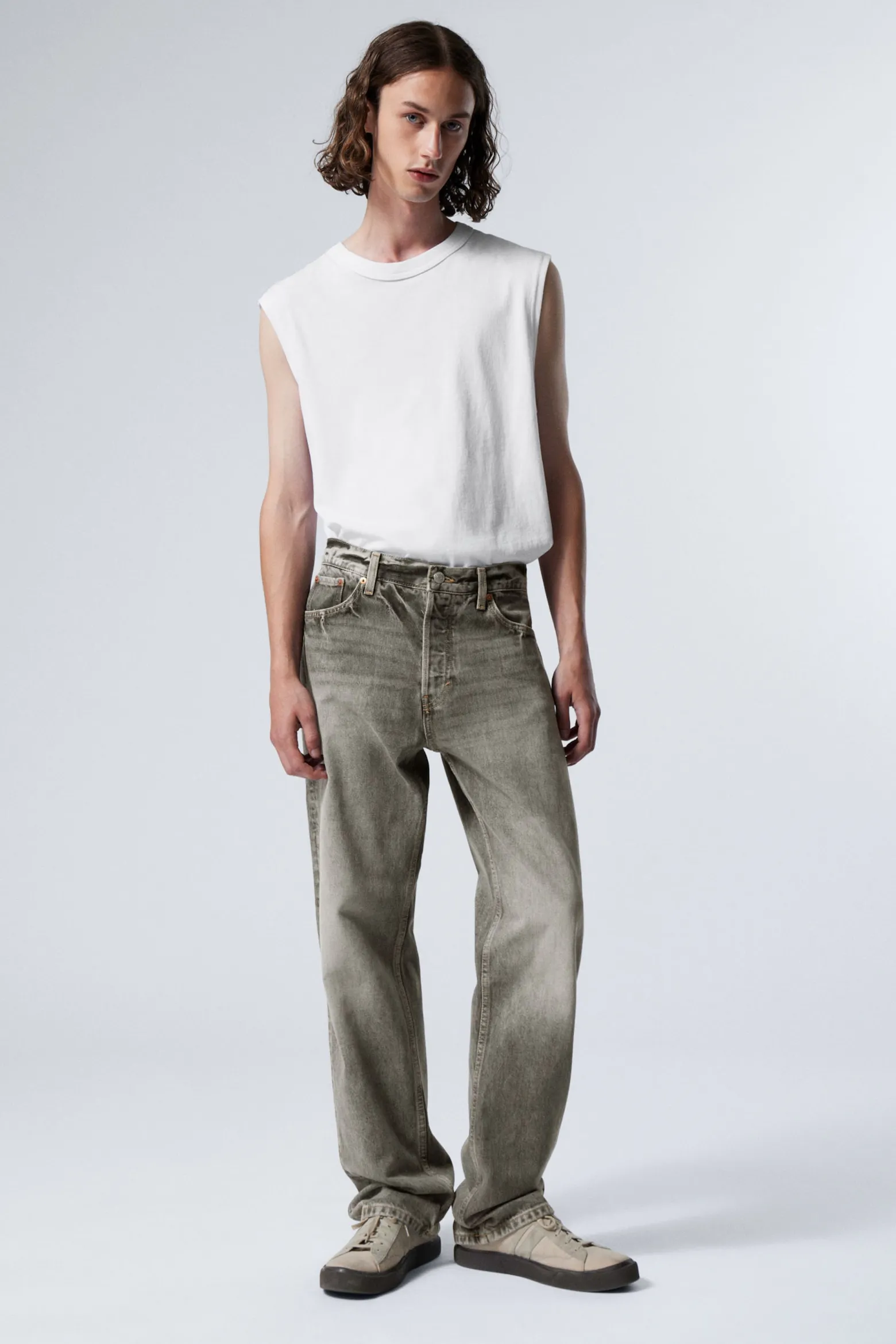 SPACE RELAXED STRAIGHT LEG JEANS|Weekday Store