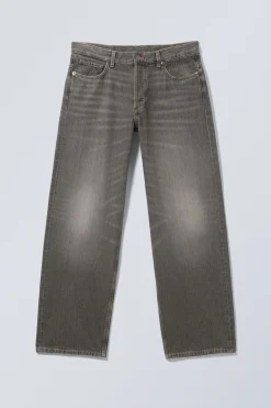 SPHERE LOW WAIST LOOSE STRAIGHT LEG JEANS|Weekday Cheap