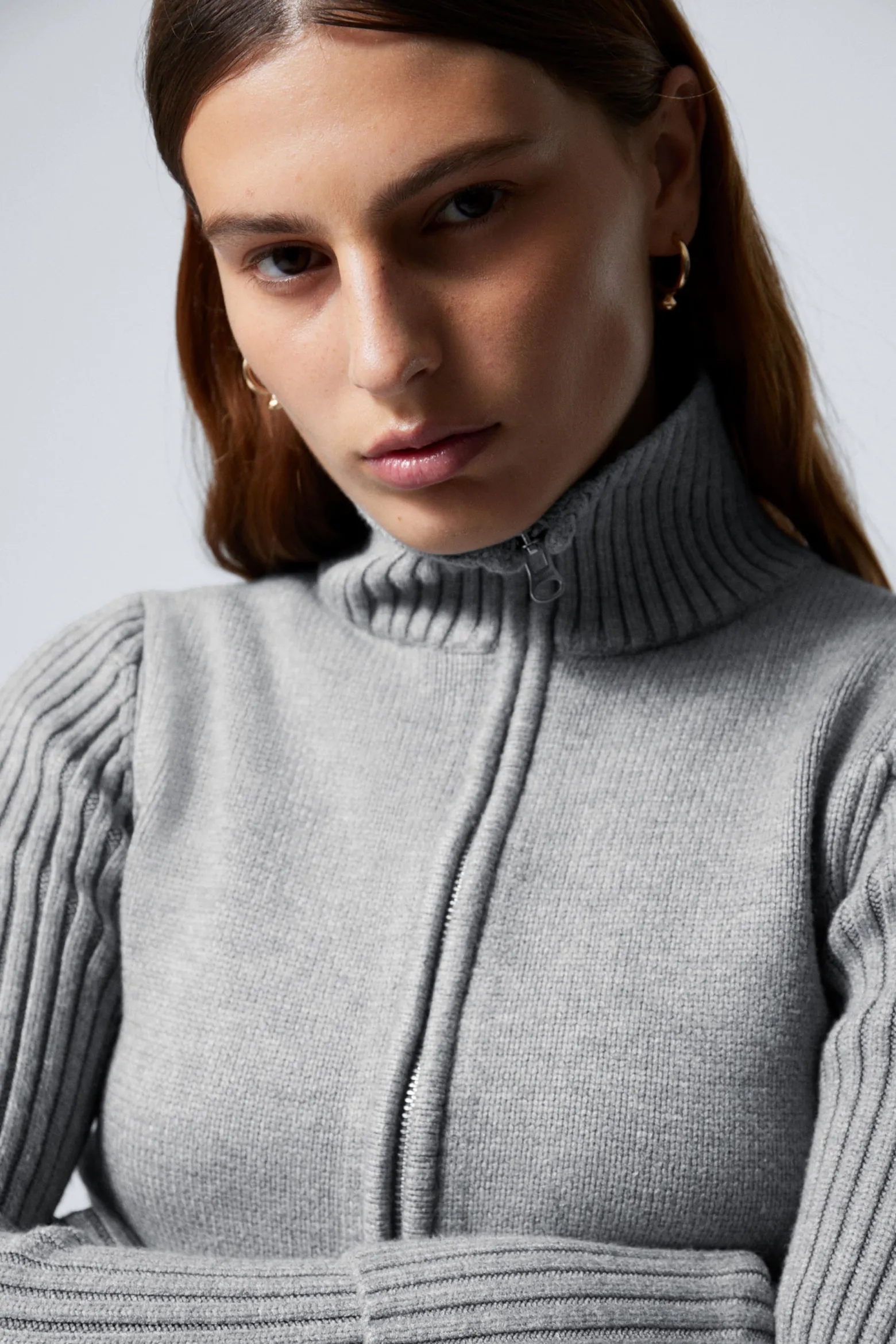 STRICKJACKE MIT REISSVERSCHLUSS WINONA|Weekday Discount