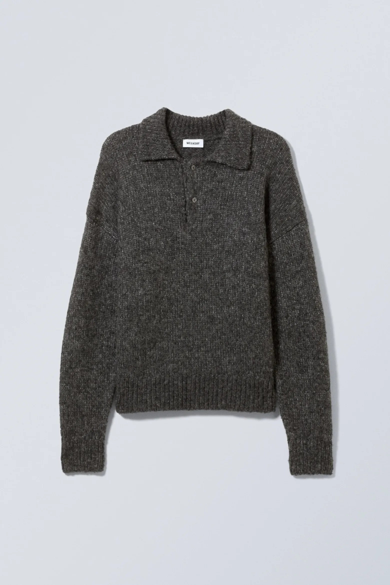 STRICK-POLOPULLOVER BOBBY MIT LOCKERER PASSFORM|Weekday Best Sale