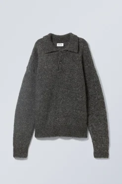 STRICK-POLOPULLOVER BOBBY MIT LOCKERER PASSFORM|Weekday Best Sale