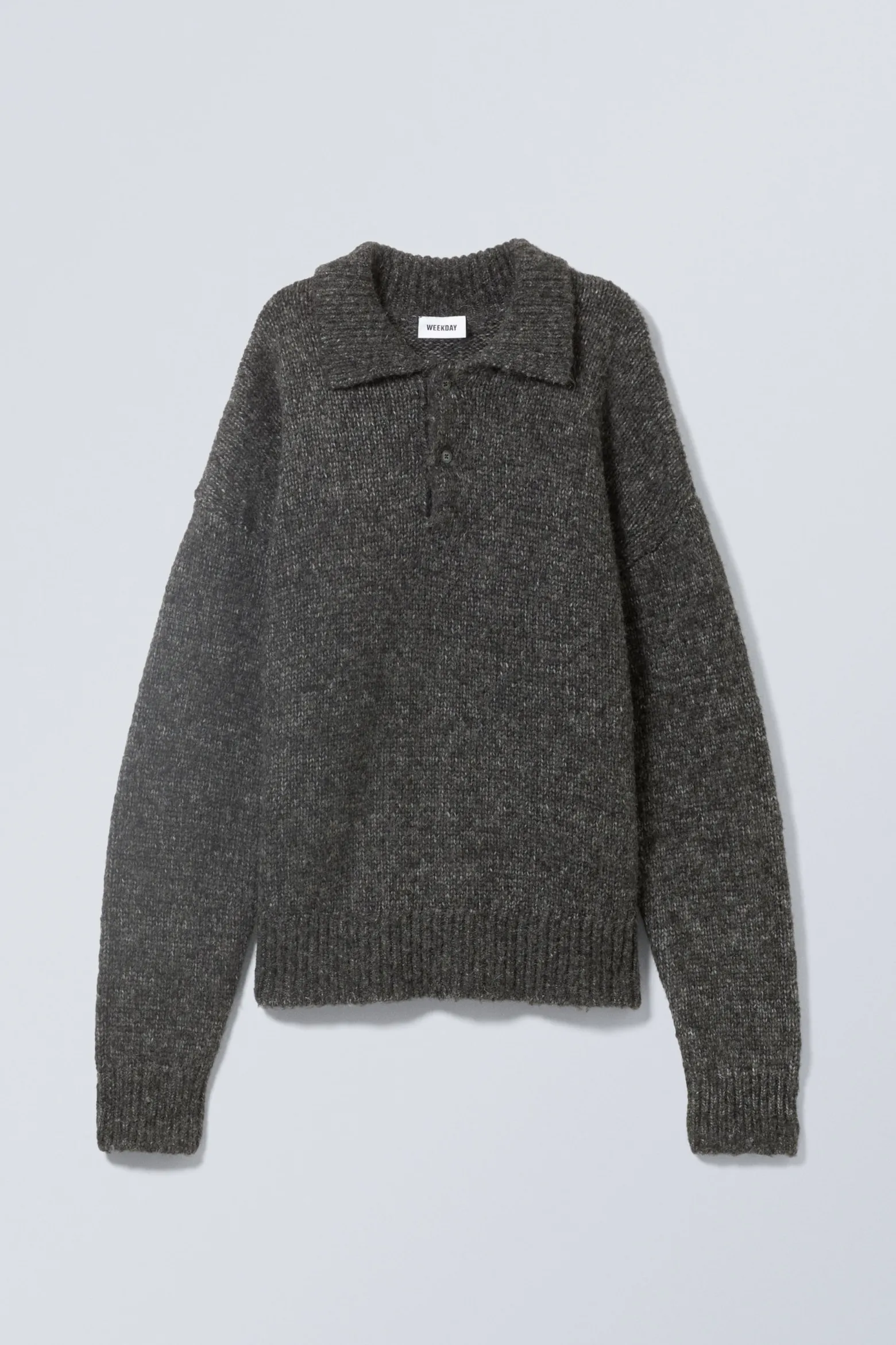 STRICK-POLOPULLOVER BOBBY MIT LOCKERER PASSFORM|Weekday Best Sale