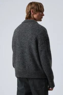 STRICK-POLOPULLOVER BOBBY MIT LOCKERER PASSFORM|Weekday Best Sale