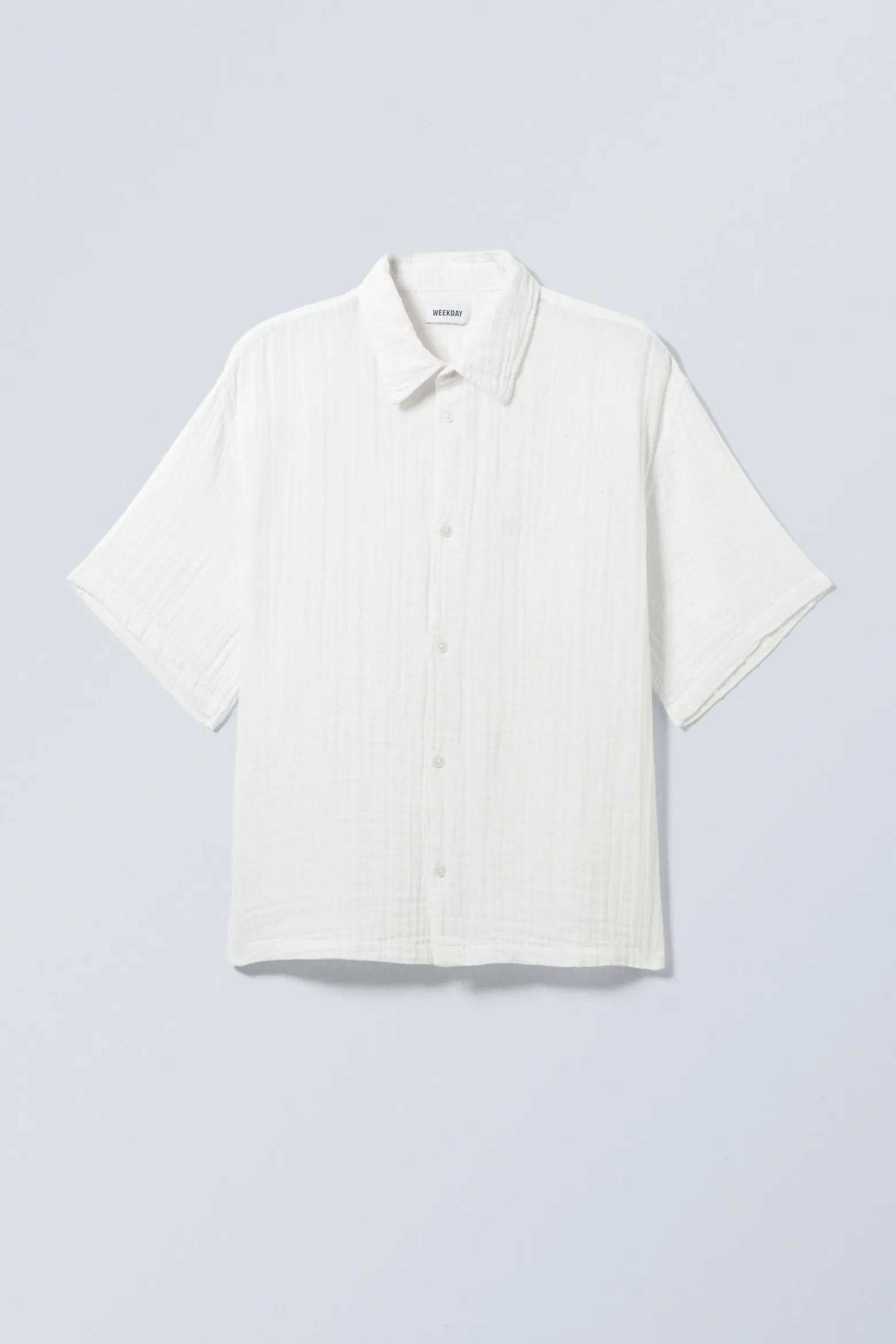STRUKTURIERTES OVERSIZED-KURZARMHEMD|Weekday Best