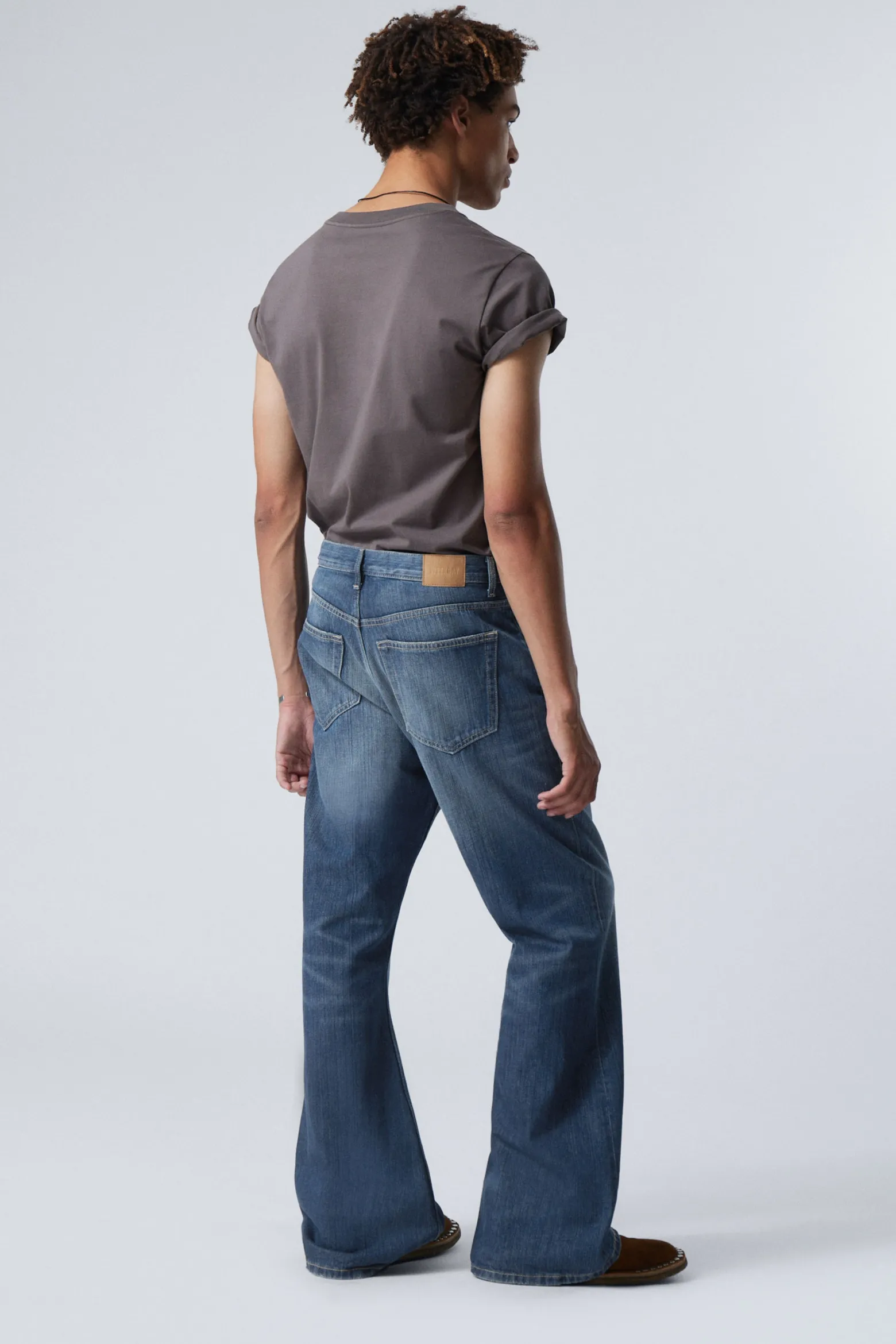 TIME LOOSE BOOTCUT LEG JEANS|Weekday Best Sale