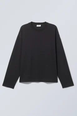 TOLLES LONGSLEEVE IN BOXY-PASSFORM|Weekday Sale