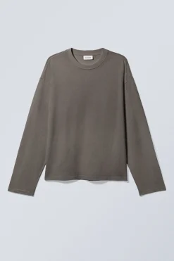 TOLLES LONGSLEEVE IN BOXY-PASSFORM|Weekday New