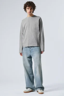 TOLLES LONGSLEEVE IN BOXY-PASSFORM|Weekday Best