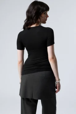 TRANSPARENTES RIPP-T-SHIRT|Weekday Sale