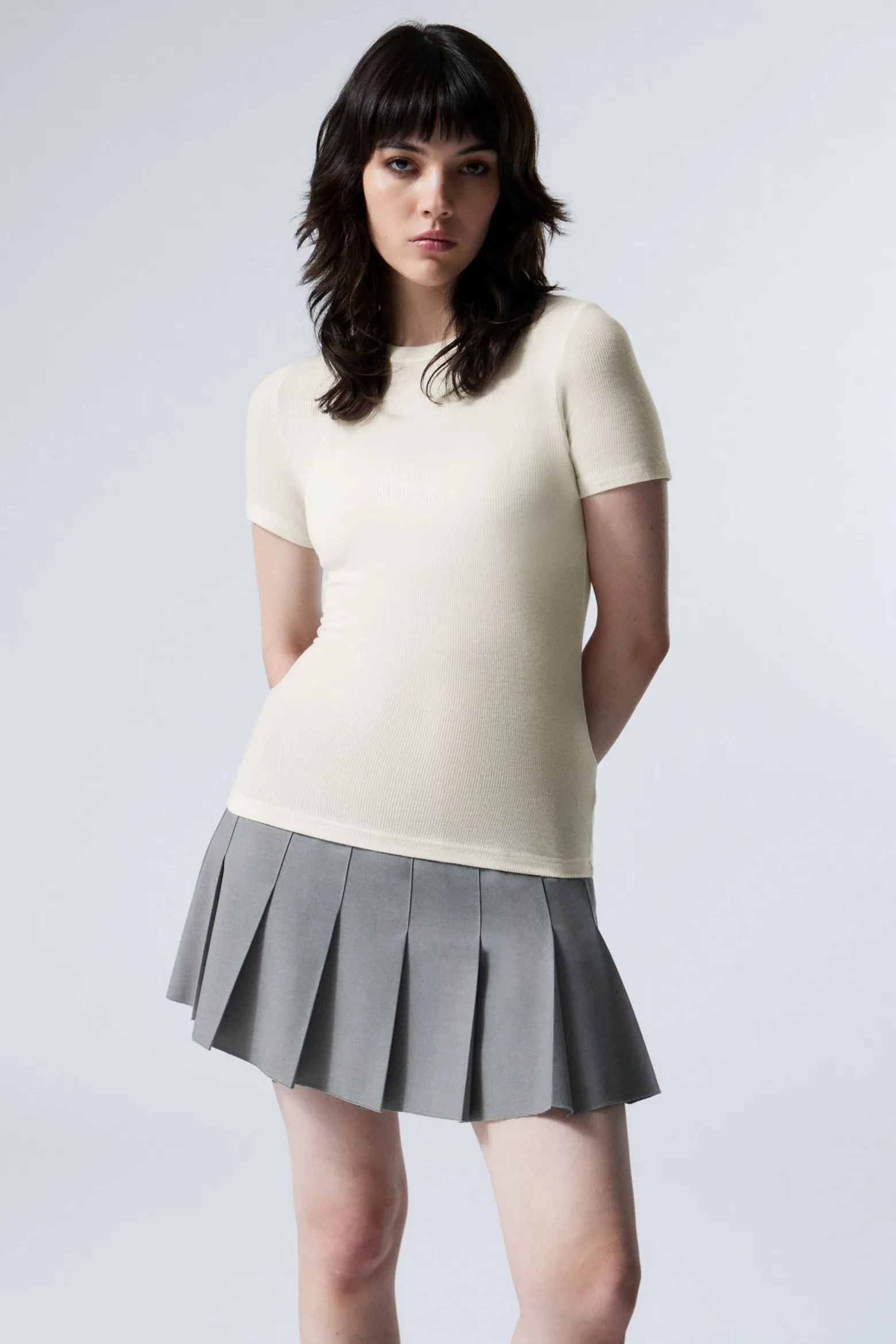 TRANSPARENTES RIPP-T-SHIRT|Weekday Online