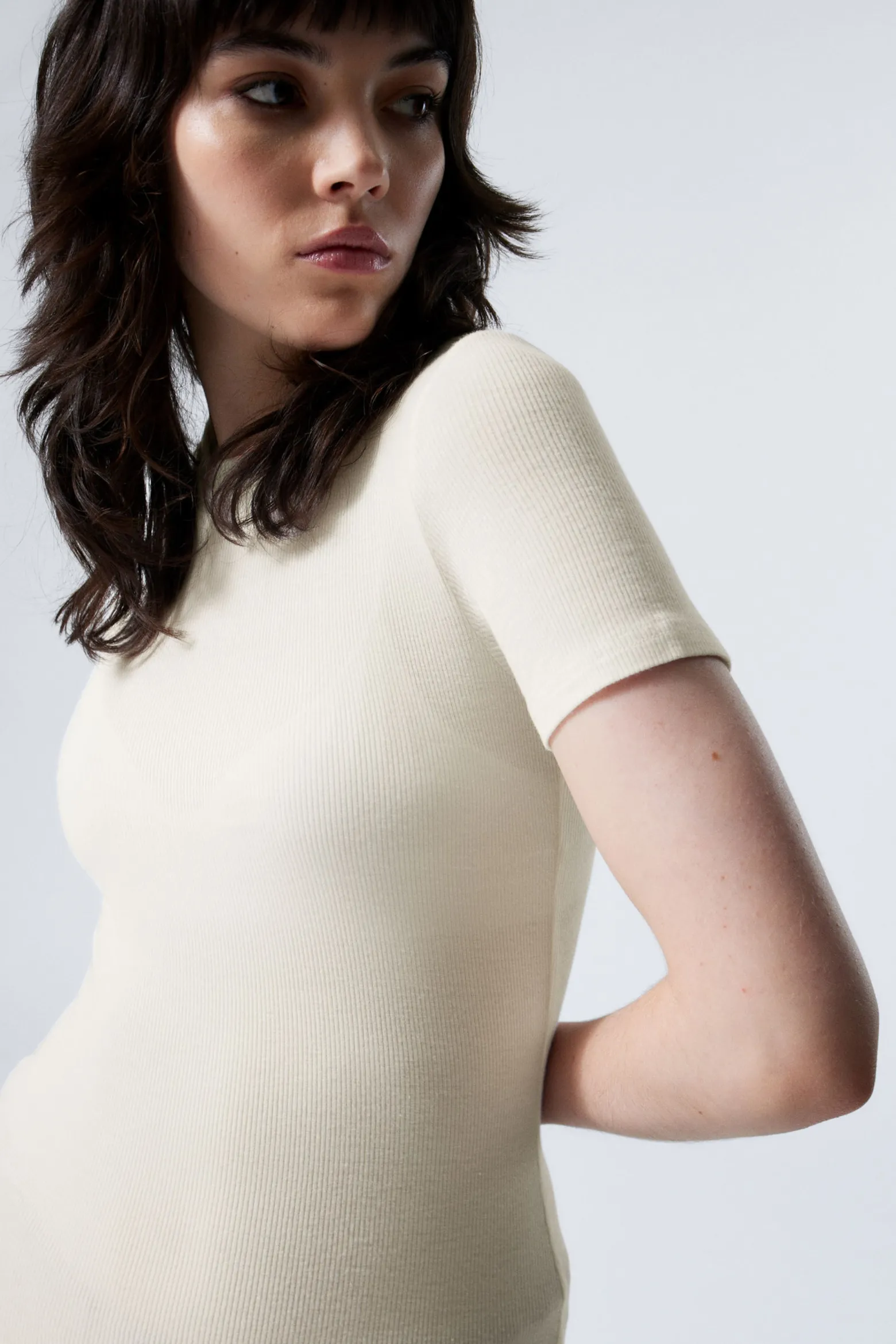 TRANSPARENTES RIPP-T-SHIRT|Weekday Online